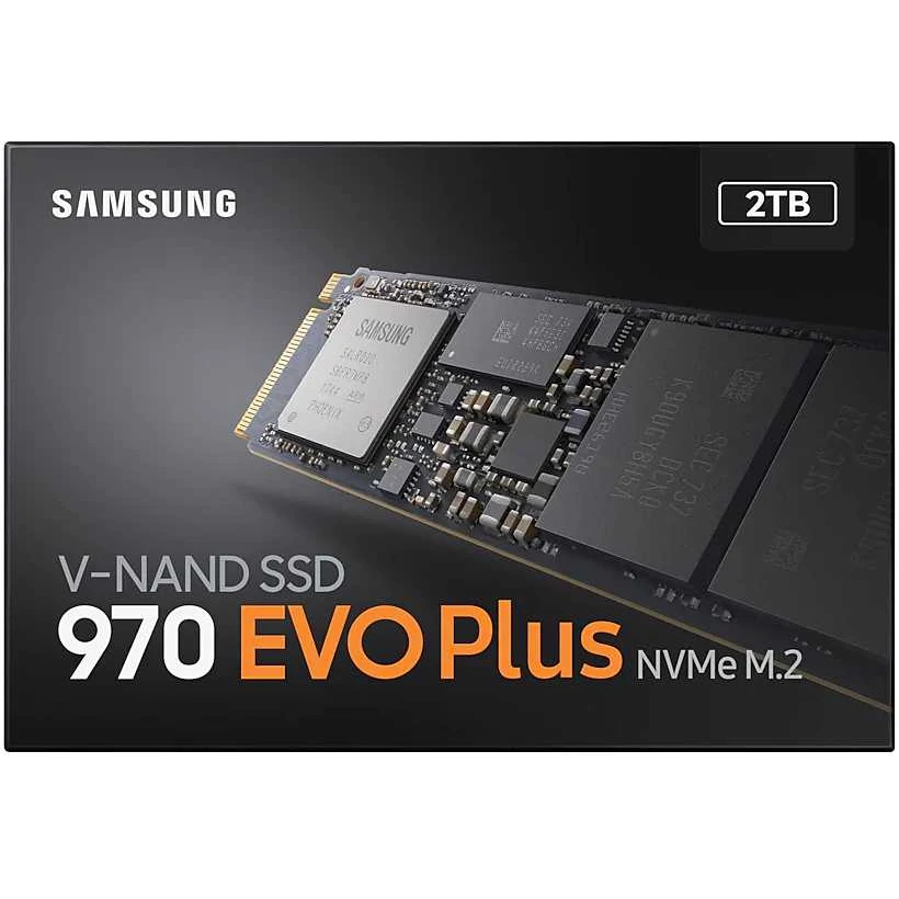 Накопитель SSD Samsung PCI-E x4 2Tb MZ-V7S2T0BW 970 EVO Plus M.2 2280