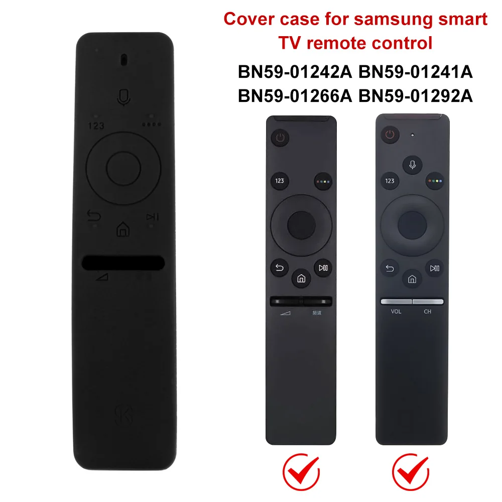 Силиконовый чехол для пульта дистанционного управления для samsung QLED Smart tv, чехол для samsung Smart пульт дистанционного управления BN59-01265A, силиконовый чехол для пульта дистанционного управления