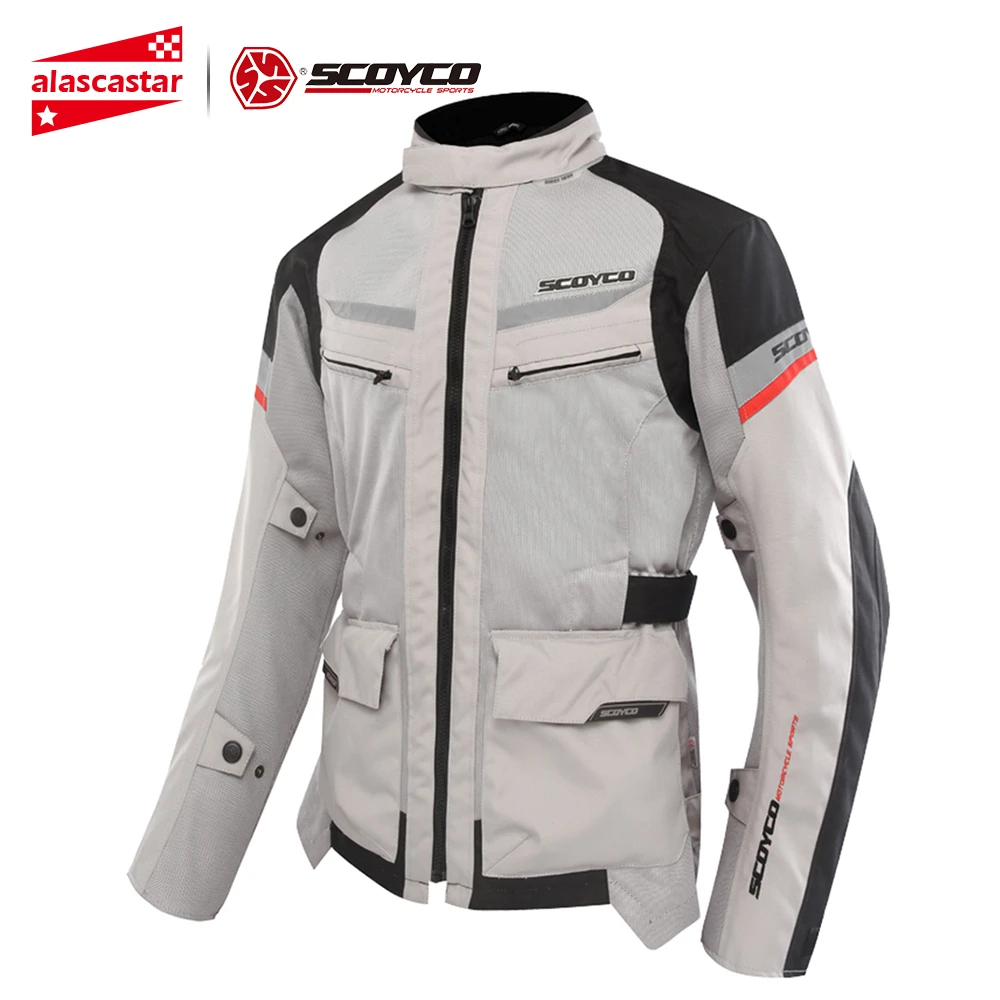 SCOYCO chaqueta de Moto de verano de malla ropa de carreras chaqueta de Moto motociclismo Jaqueta Motoqueiro|Chaquetas| -