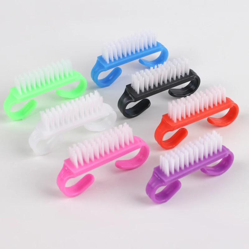 10Pcs Nail Cleaning Brushes for Manicure