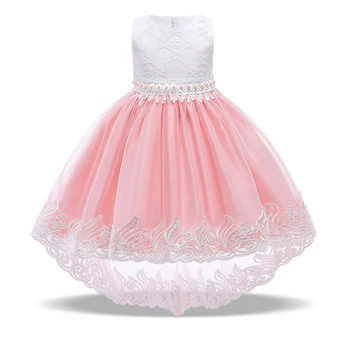 

Flower Girls Dress Lace Tutu Wedding Party Dresses Formal First Communion Children Party Costumes Kids Baby Clothing