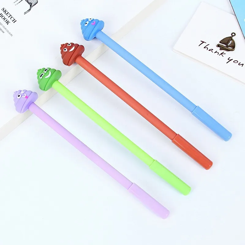 

Ellen Brook 1 Piece Creative Cute Gel Pen Dung Kawaii Stationery Office Material Writing Tools School Supplies Kids Gifts