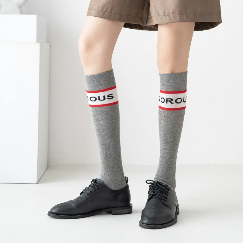 

Women's Long Socks High Winter Warm Fashion Trend Ladies Calf Socks For Girls Original Gifts and Funny For Women Christmas