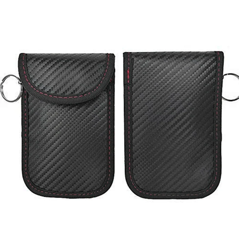

Car Key Signal Blocker Case,Key Fob Protector, Anti Theft Lock Devices,Car Key Protector Wifi/Gsm/Lte/Nfc/Rf Blocker (Black)