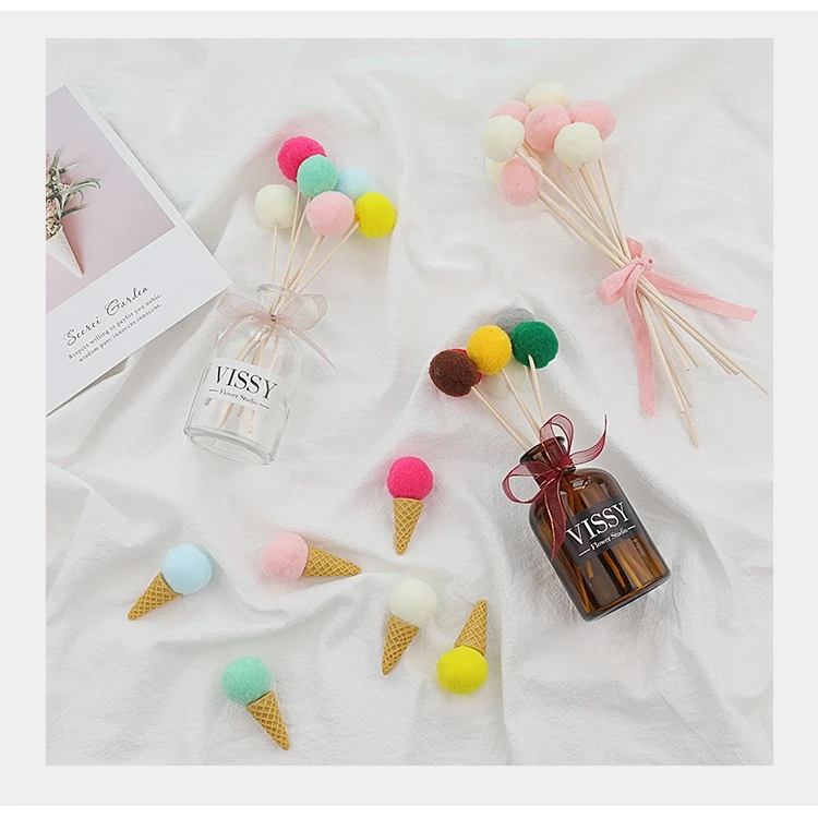 

Hot Sales INS Photo Props Colorful Cute Hairball Ornament Background Shooting Photo Props Photography