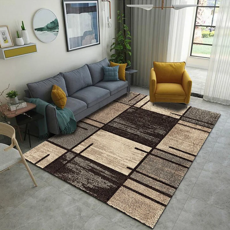 Моющийся ковер для гостиной на осень и зиму моющийся современный напольный с