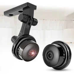 Mini caméra de surveillance intelligente IP Wifi HD 1080P V380, dispositif de sécurité sans fil, avec Vision nocturne à infrarouge, détection de mouvement, 2 canaux, Audio, pour la maison 