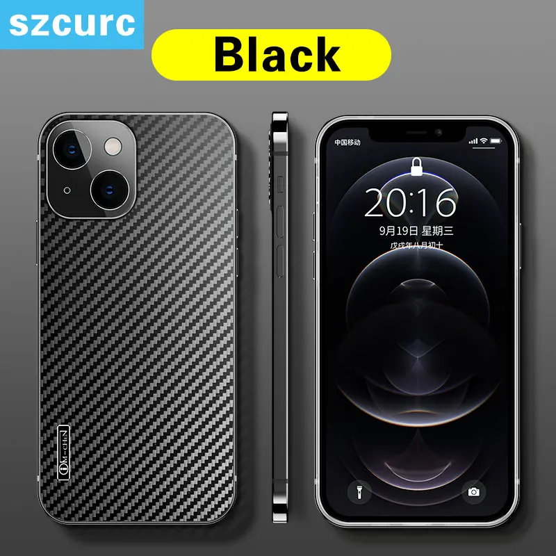 For iPhone 13 Pro Max  case ultra thin case luxury high sense New anti-fall .For iPhone 12 Pro max matte protective fiber cover phone pouches Cases & Covers
