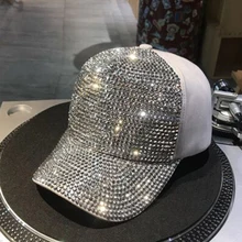 Женская и мужская Роскошная бейсболка, стразы, жемчуг, защита от солнца, летняя бейсболка, шляпа, парные бейсболки, хип-хоп, регулируемая для Traxxas TRX4
