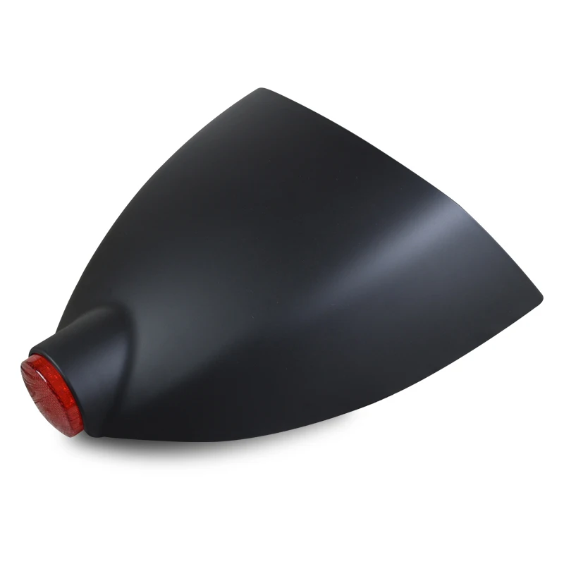 Retro motorcycle modification cafe racer scrambler dirty bike tail seat cushion saddle cover with led tail rear light E8