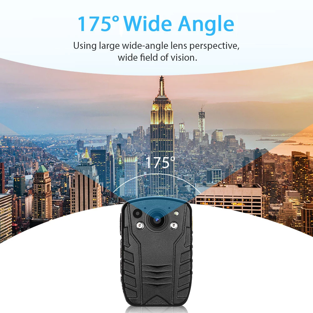 Boblov Z6 4K HD 1440P Police Body Worn Camera IR Night Vision Security Pocket Kamara 2 Inch Body Ca