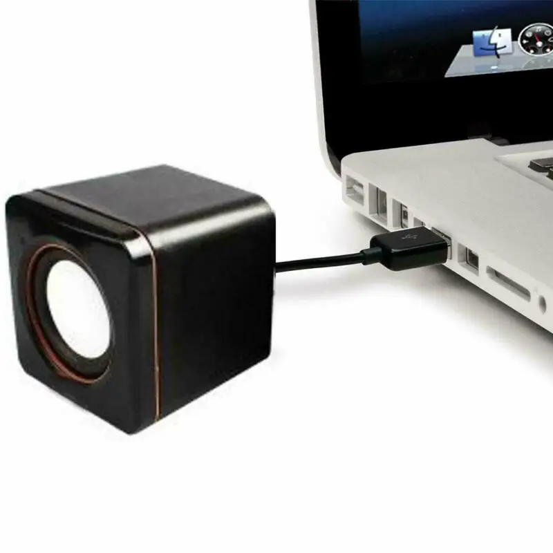 

Wired Computer Speakers USB Powered Desktop Mini Speaker Bass Sound Music Player