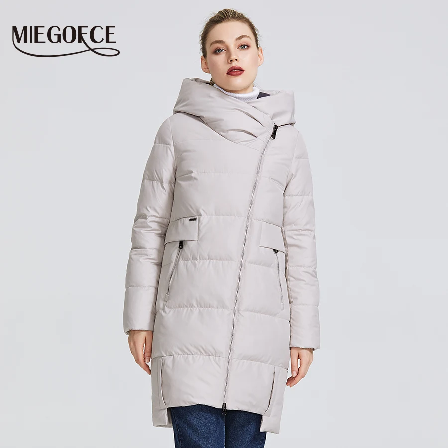 MIEGOFCE 2020 Зимняя коллекция женская зимняя куртка сделан с настоящего биопуха