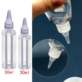 

1pc 30/50ml Water Beak Pouring Tool Watering Can Bottles Dispense Bottle Empty Transparent Plastic Dropper Bottle Dispensing#p40