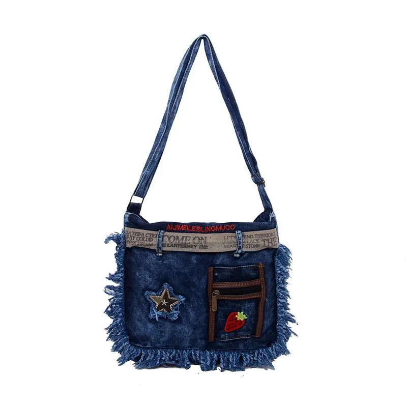 

Denim Purses And Handbags Luxury Designer Shoulder Bag Wholesale Bags For Women 2020 New Luxury Handbags Fashion Crossbody Bag