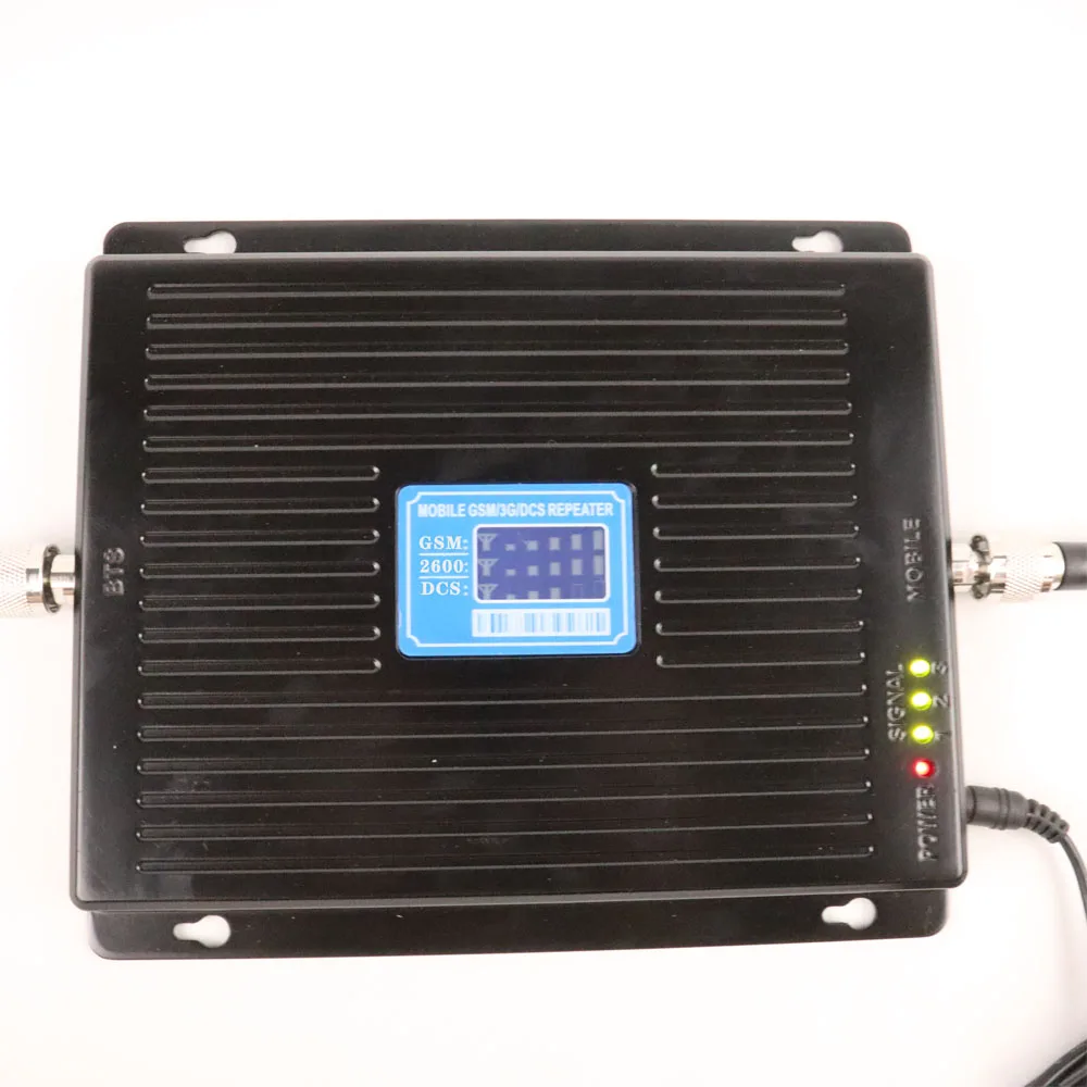ZQTMAX 75 дБ 2G 3G 4G усилитель gsm ретранслятор сеть UMTS трехдиапазонный DCS 1800 LTE 2600 усилитель сигнала 900 Усилитель сигнала сотового телефона