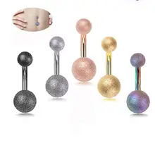 5 шт./компл. стальное пирсинг Ombligo 14 г розовое золото серьга-гвоздик для пупка пирсинг висячие серьги номбрил пирсинг пикантное украшение