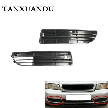 

Mesh Front Bumper Lower Fog Light Lamp Grill Grille Cover Fit For AUDI A4 A4 Quattro B5 1995-1999 1.8/2.8L No Hole 8D0807345B