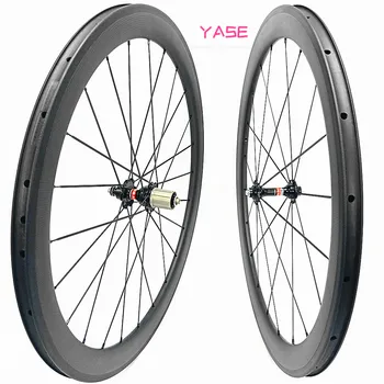 

700c wheelset clincher 60x23mm rims carbon wheelset Novatec A271SB F372SB road bike wheels ruedas carbono bicicleta carretera