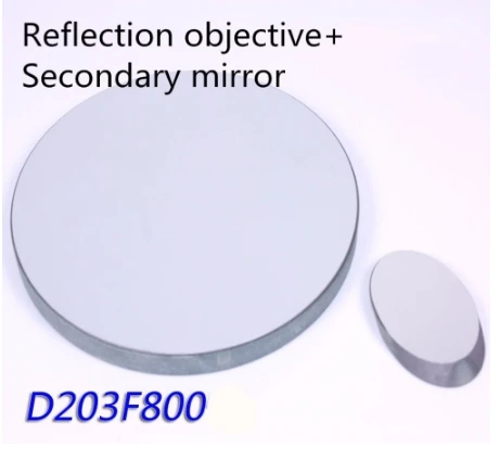 

Newton reflection Astronomical telescope D203 F800 Spherical reflector objective group Secondary mirror D203F800