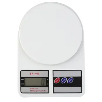 

Digital Kitchen Scale Electronic Balance Weight LCD Display Tare Function for Postal Parcel Food Weight Diet Battery Operated