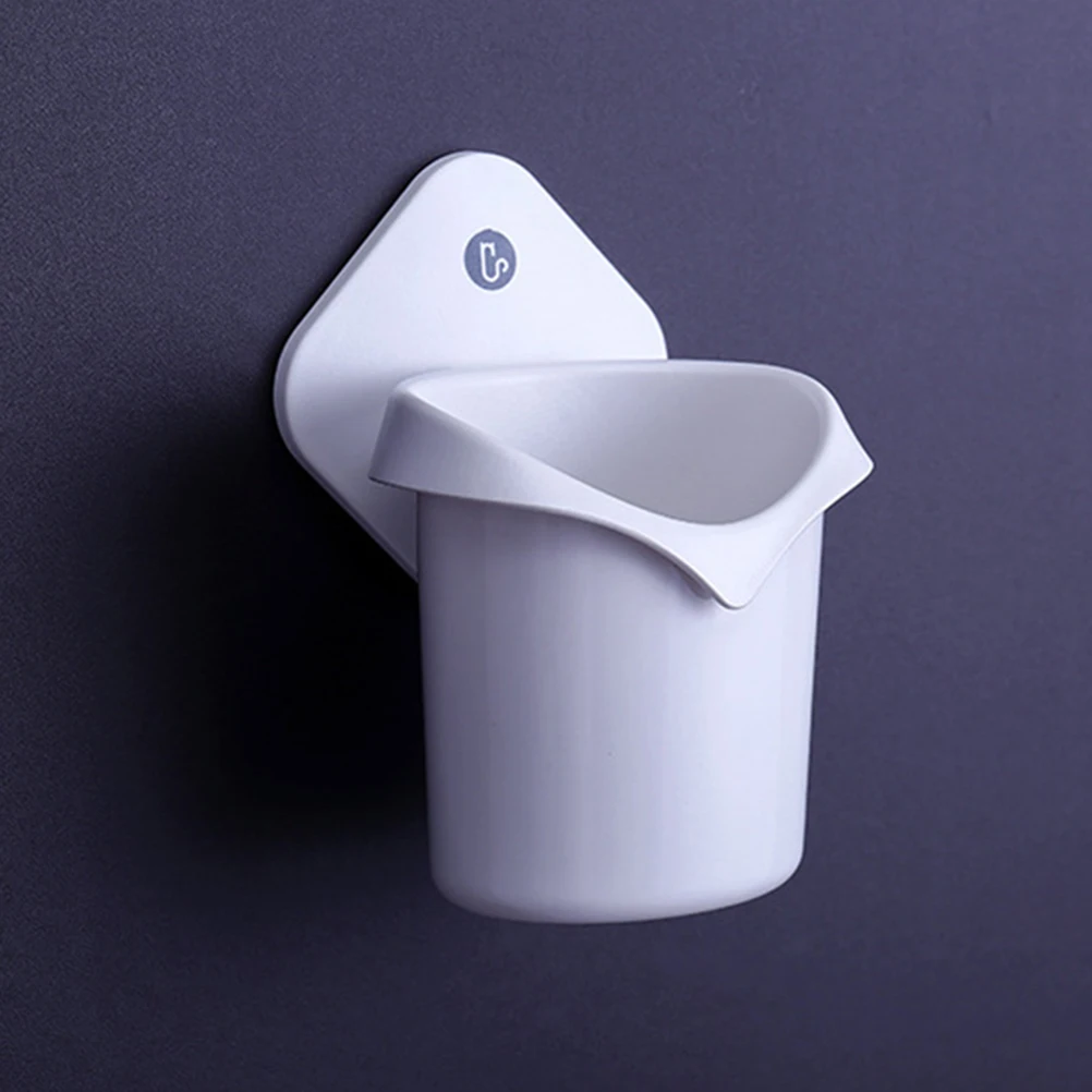 1PC Suction Cup Toothbrush Holder Punch Free Drain Storage Rack Toothpaste Stand Organizer for Home Washroom