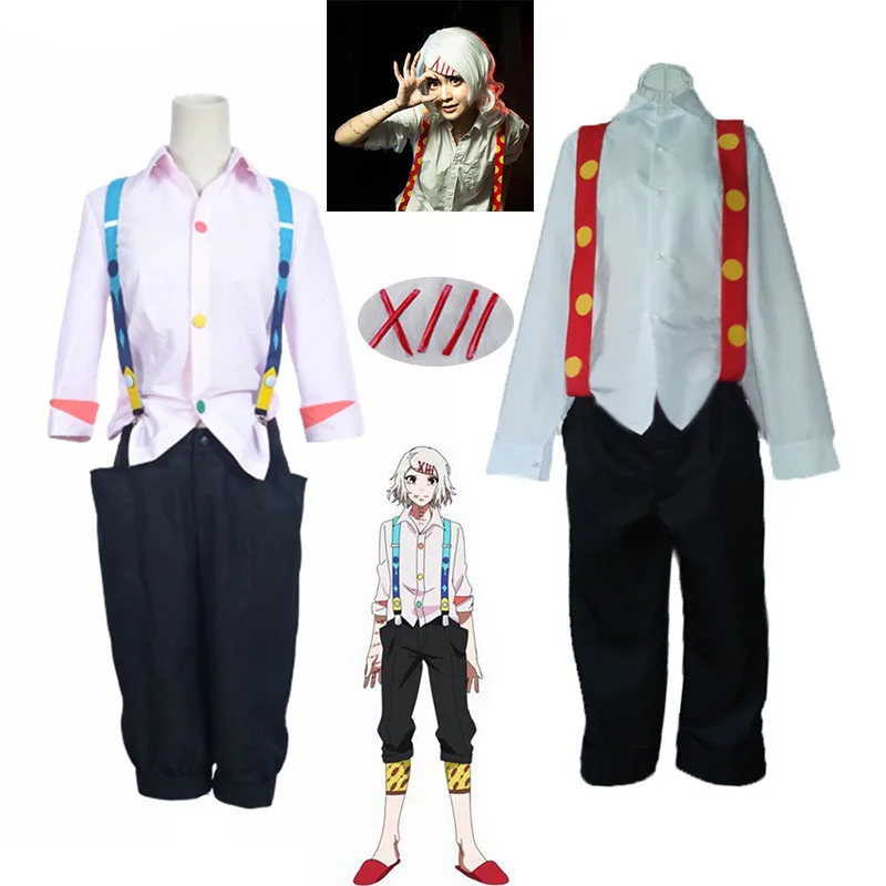 Rosa/blanco Juzo Suzuya Rei Токийский Гуль Токио гуру обувь для костюмированной вечеринки на
