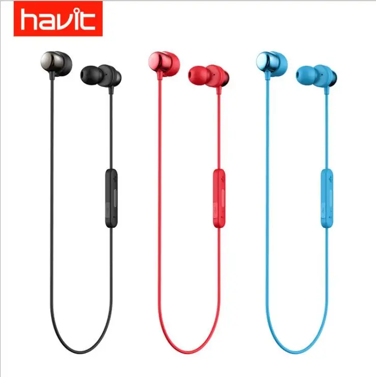 

HAVIT-i39 Bluetooth V4.2 Headphones Wireless Sports Ephones Waterproof Stereo with Microphone with Charging Box