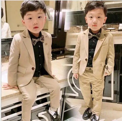 as picture Костюм в абрикосовых тонах для мальчиков; костюм для мальчиков; Enfant Garcon; свадебные костюмы розового цвета; костюм для свадьбы; 2 предмета; куртка и штаны; Disfraz Infantil - Цвет: as picture