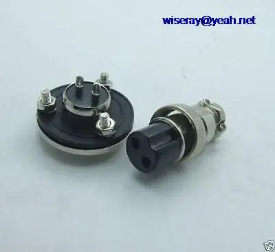 DHL/EMS 50 шт. GX16 2 Pin авиационный штекер дисковый фланец собирает XLR радио 16 мм панель Installation-A7