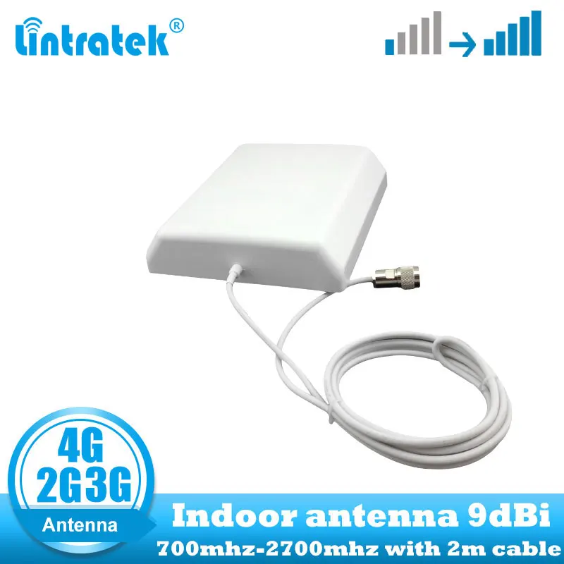 Внутренняя панельная антенна Lintratek 9dbi 700 2700 МГц 2G 3G 4G GSM CDMA WCDMA LTE UMTS внутренний