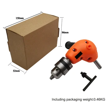 

Professional 90 Degree Angled Drill Chuck Bend Extension Right Angle Drill Attachment High Quality Angle Chuck Drill Adapter New