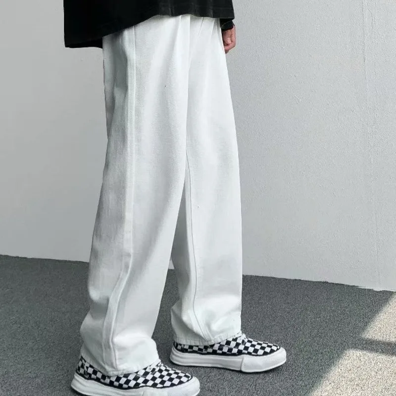 Spring White Jeans Men's Fashion Casual 