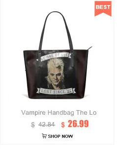 Сумка вампира Lost Boys Davids пригласительные сумки с верхней ручкой Высококачественная кожаная сумка-тоут с принтом женские широкие женские сумки