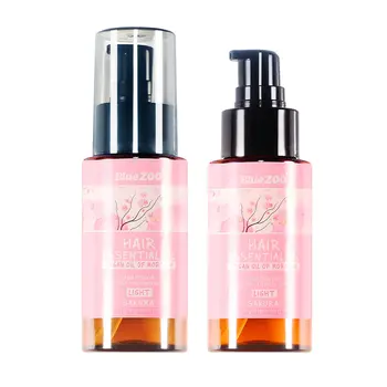 

2019 60ml Women Cherry Blossoms Fragrance Hair Essential Oils Morocco Essence Conditioner Moisturize Hair Care