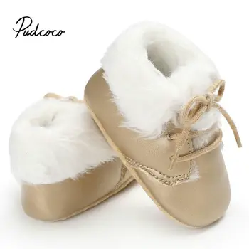 

Baby Girls Boys First Walkers Baby Moccasins Soft Soled Non-slip Footwear Toddler Infant Crib Shoes PU Suede Leather Shoes