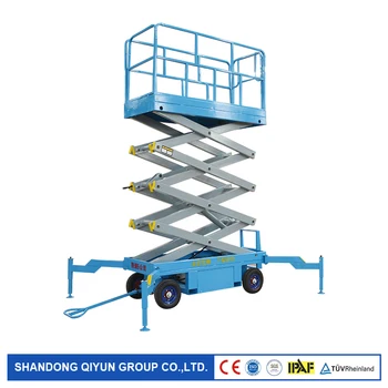Best Widely Used 7m AC&DC 24v F2B Hydraulic Electric Scissor Lift Platform For Aerial Work Mobile Trailer Mounted