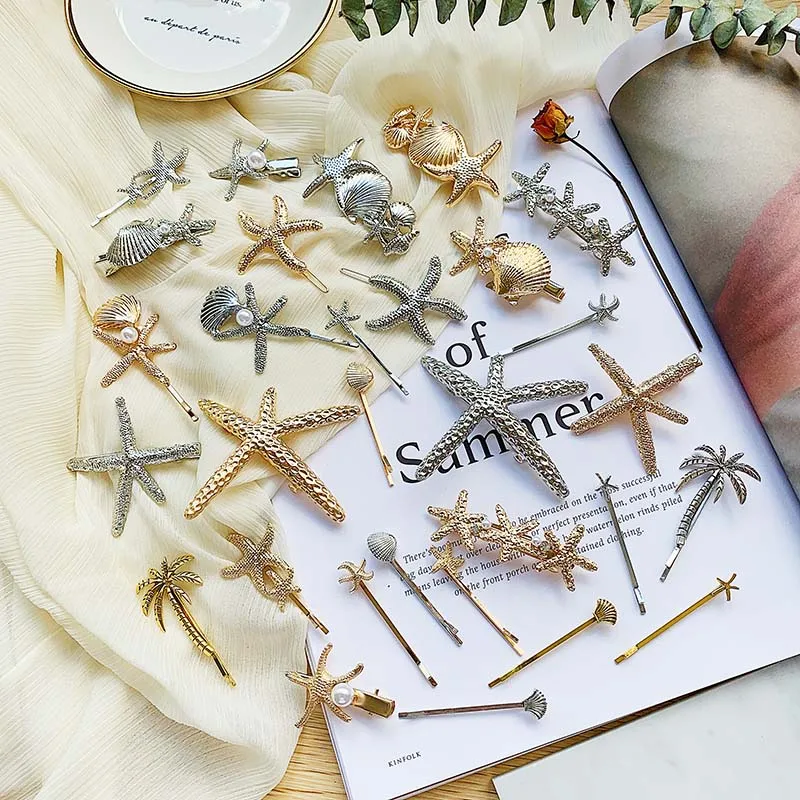 

new hot fashion golden silver alloy pearl hairpin hairgrip hairclips hair clip grip pin barrette ornament hair accessories