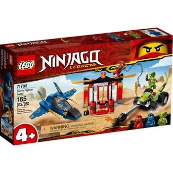 

LEGO 71703 Building Blocks Ninja series Storm Fighter jet Jay Nya Pythor and Lasha Building Blocks Christmas Gift Toys