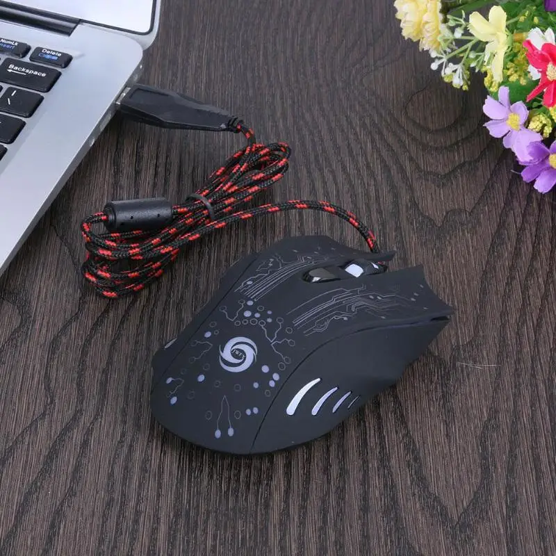 3200 dpi светодиодный Оптический 6D USB Проводная игровая мышь Pro Gamer мышь для ПК