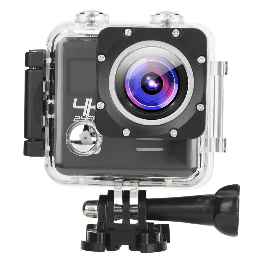  4K 2inch LCD Screen Action Camera Underwater 30M Waterproof WiFi Camcorder Motion Camera with Remot