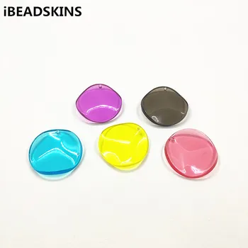 

New arrival! 50pcs 30mm Acrylic Twisted coin shape charm/Connectors for earrings accessories parts jewelry handmade making