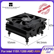 

Thermalright AXP90 X47 CPU cooler full copper AGHP heatpipe ITX 47mm low profile A4 Case CPU Cooling For intel 115X 1200 AMD AM4