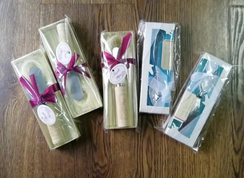 

(10pcs) Party Favors Butter Knife Fruit Jam Knife Cheese Spreader in Gift Box