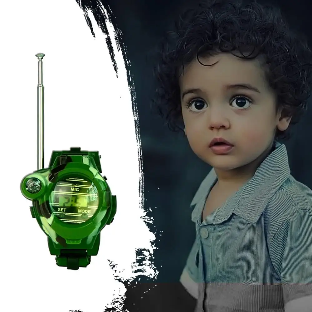 Камуфляжные военные часы Беспроводная рация игрушка семь в одном уличная детская рация игрушка
