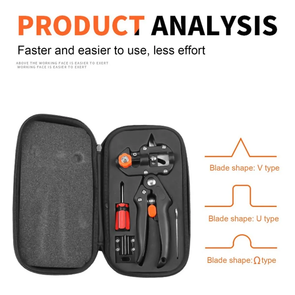 Садовый секатор Чоппер прививка резка фруктовых деревьев прививка рассады нож растительные ножницы садовые инструменты
