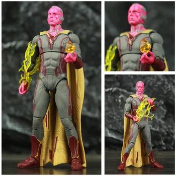

ZD Toys Vision 7" Action Figure Mind Gem Infinity Stones Avenger Ultron Endgame Legends Doll Model