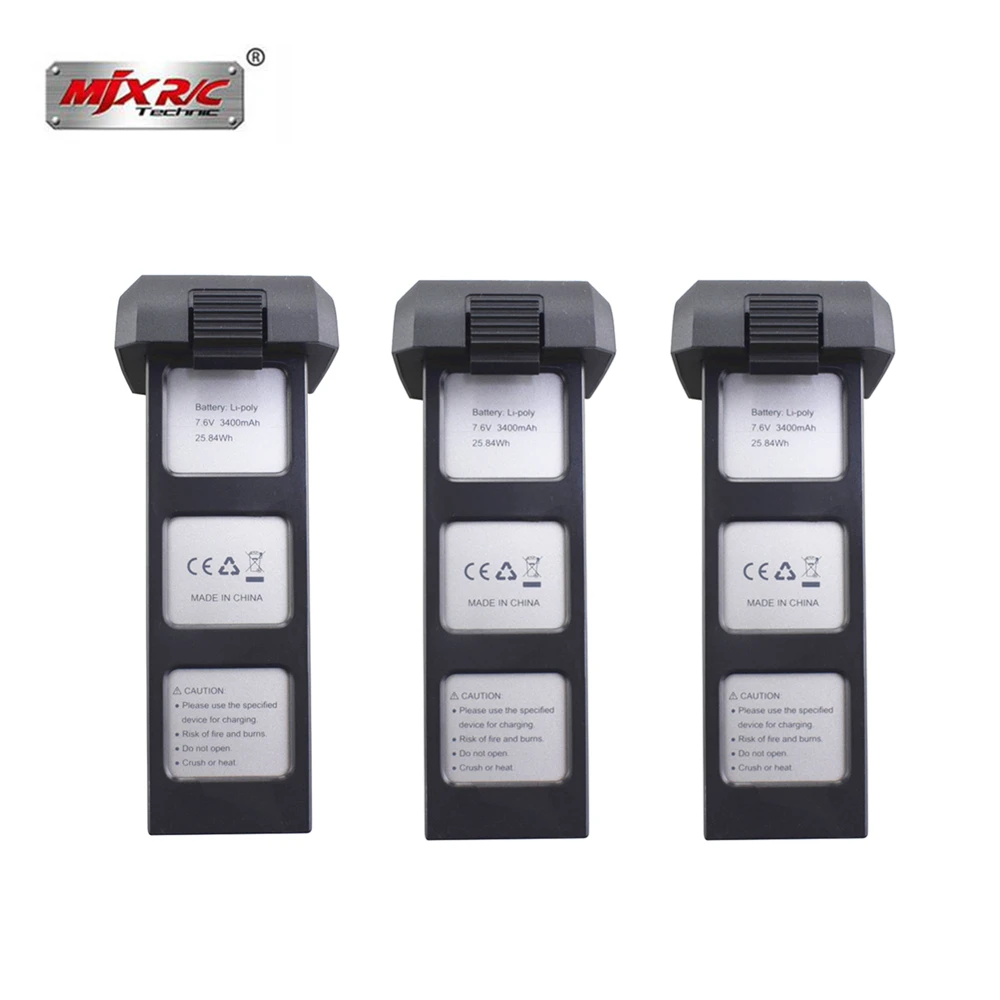 Original for Mjx Bugs 4W B4W Parts 7.6v 3400Mah Li-po Battery For Accessories Brushless Gps Rc Drone Spare | Игрушки и хобби