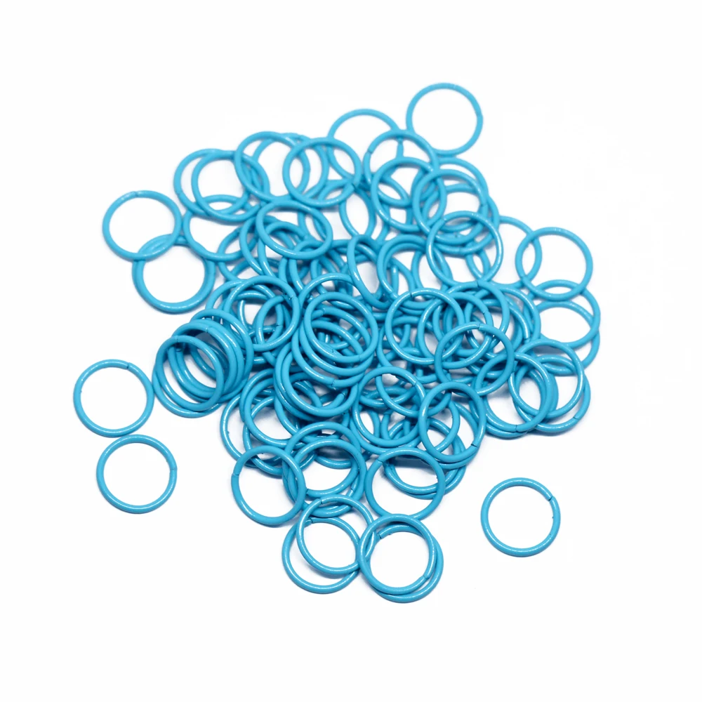 1x10mm 100pcs/lot 19 Colors Metal DIY Jewelry Findings Open Single Loops Jump Rings & Split Ring for jewelry making