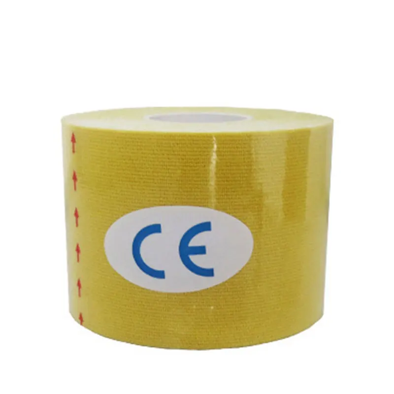 Taping Bandage Care Therapy Stickers Cotton Adhesive 3.8cm5m Multi-Color - Цвет: Yellow